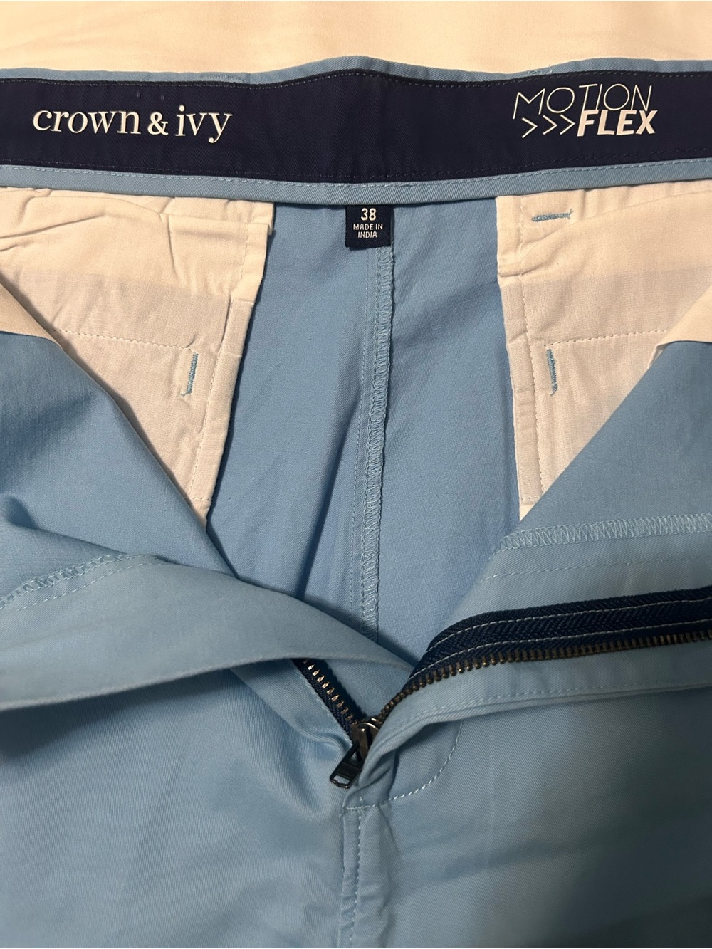 crown & ivy Light Blue MotionFlex Men’s shorts